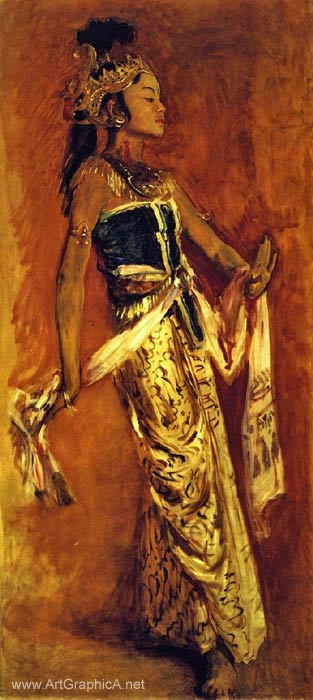 javanese dancer, john sargent