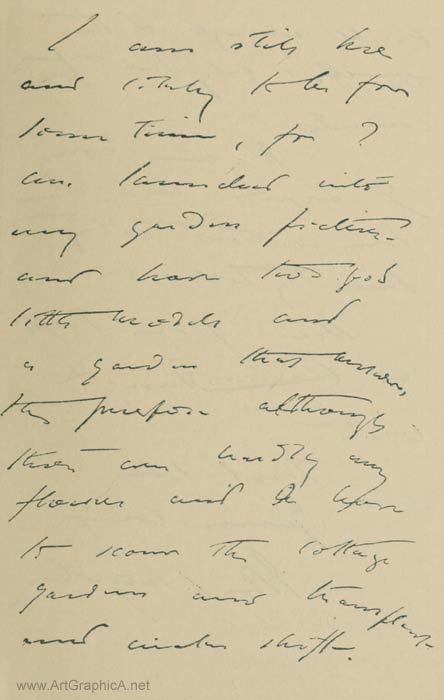 john sargent's handwriting