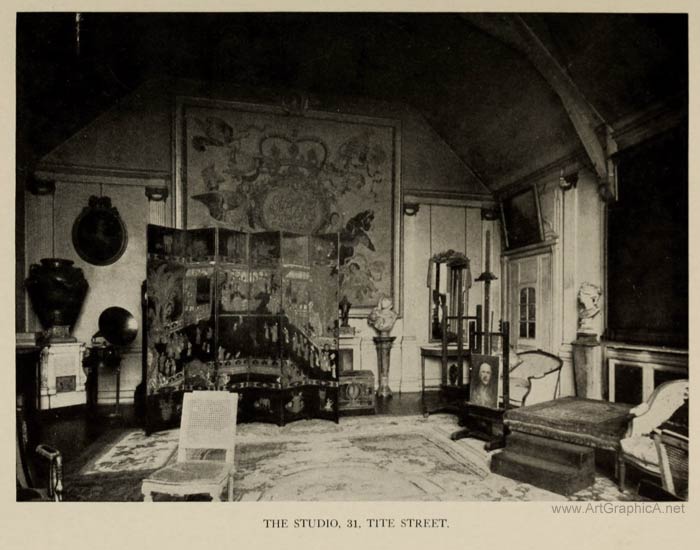 The Studio 31 tite street, john singer sargent