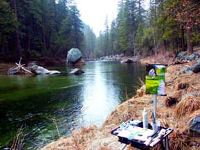 Yosemite foto, lição de acrílico