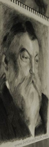 zorn charcoal study