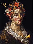 Flora by Giuseppe Arcimboldo