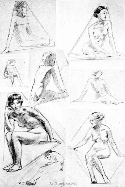 female nude sketches, learn to draw book
