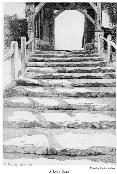 lynch gate, perspective drawing