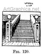 steps in perspective, staircase art