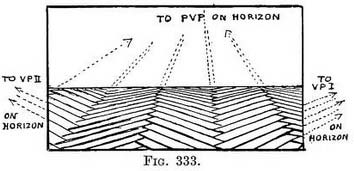 herring boned floor, perspective