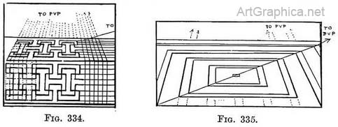 roman floor, perspective