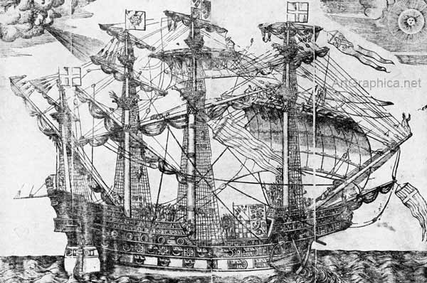 Augustine Ryther, ship of the sixteenth century