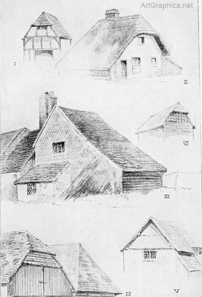 houses in perspective, perspective for artists