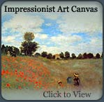 impressionist art prints, art canvas