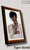 egon schiele art canvas print