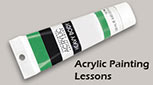 free art lesson, acrylic painting demo