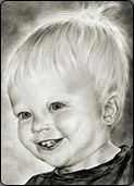 drawing young children, child portrait