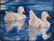 painting ducks