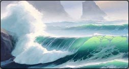 breaking wave, learn to paint in oils