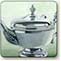 painting metal, silver teapot