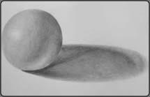 pencil shading, how to shade with a pencil, drawing a sphere