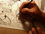 mad comic, inking tutorial pen and ink lesson, mad comic, tom richmond, art