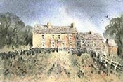 welsh farm in watercolour watercolour farmhouse, welsh art
