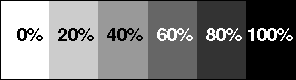 grey scale, value chart