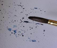 paint splatter effect