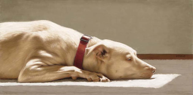 realistic dog painting