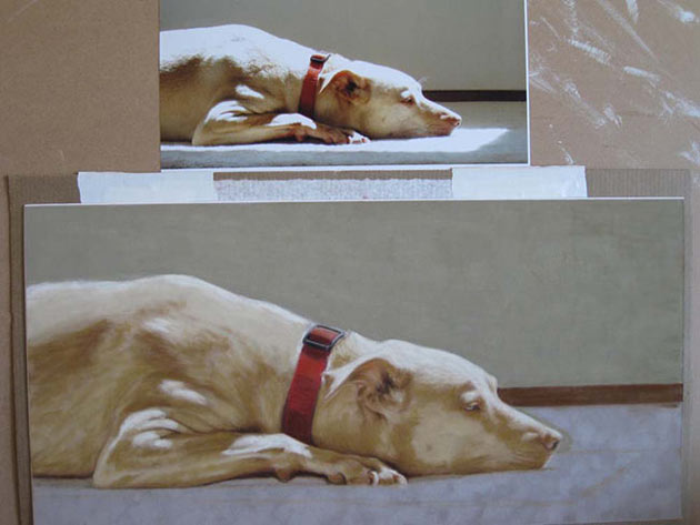 pastel painting, dog art tutorial, how to draw dogs, free lesson