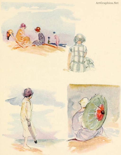 figures on the beach