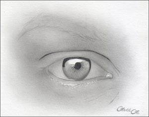 como desenhar olhos