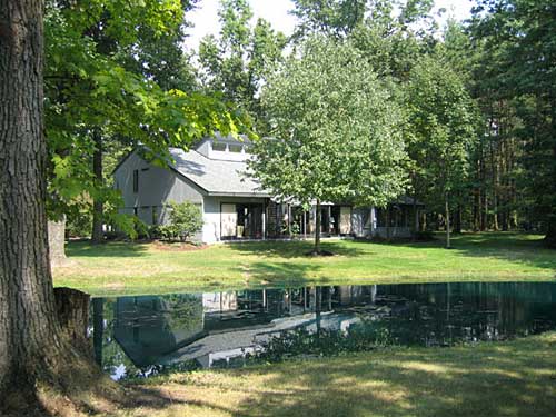 house and landscape