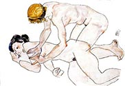 The Friends by Egon Schiele