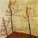 Autumn Trees by Egon Schiele