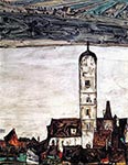 Church in Stein on the Danube by Egon Schiele