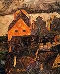 The Old City I (Dead City V) by Egon Schiele