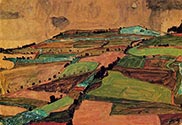 Kreuzberg near Krumau by Egon Schiele