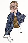 A Young Private, First Class by Egon Schiele