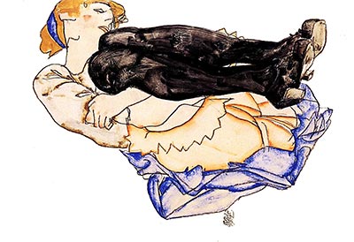 Woman in Blue Stockings by Egon Schiele</div>
     </div>

      <h3>Purchase</h3>
      <!-- standard British -->
      <div class=