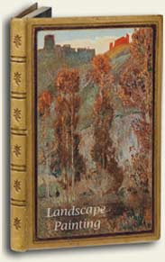 landscape painting, art book