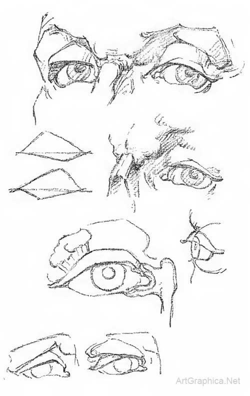 how to draw eyes, free art book