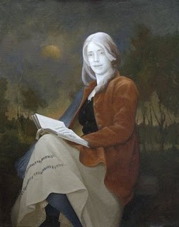 Gwyneth retrato, pintura a óleo clássica