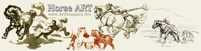 horse art book