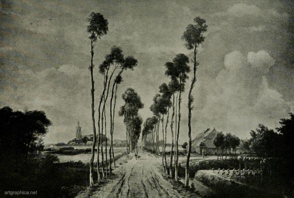 the avenue, midelharnis, hobbema