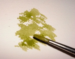 tree painting in watercolor