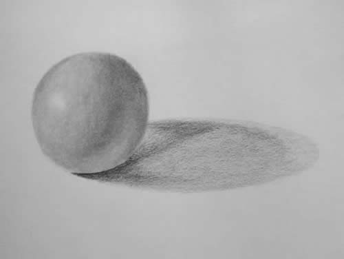 Learn to draw and shade spheres in pencil