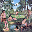 Frederic Bazille artist, Summer scene (aka the Bathers)