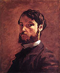 Frederic Bazille artist, Self-Portrait