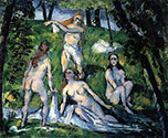 the impressionists, paul cezanne art, Bathing