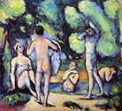 the impressionists, paul cezanne art, Bathing