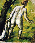 Arist, Impressionist, Paul Cezanne: Bather from the Back