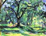 Arist, Impressionist, Paul Cezanne: Small Forest